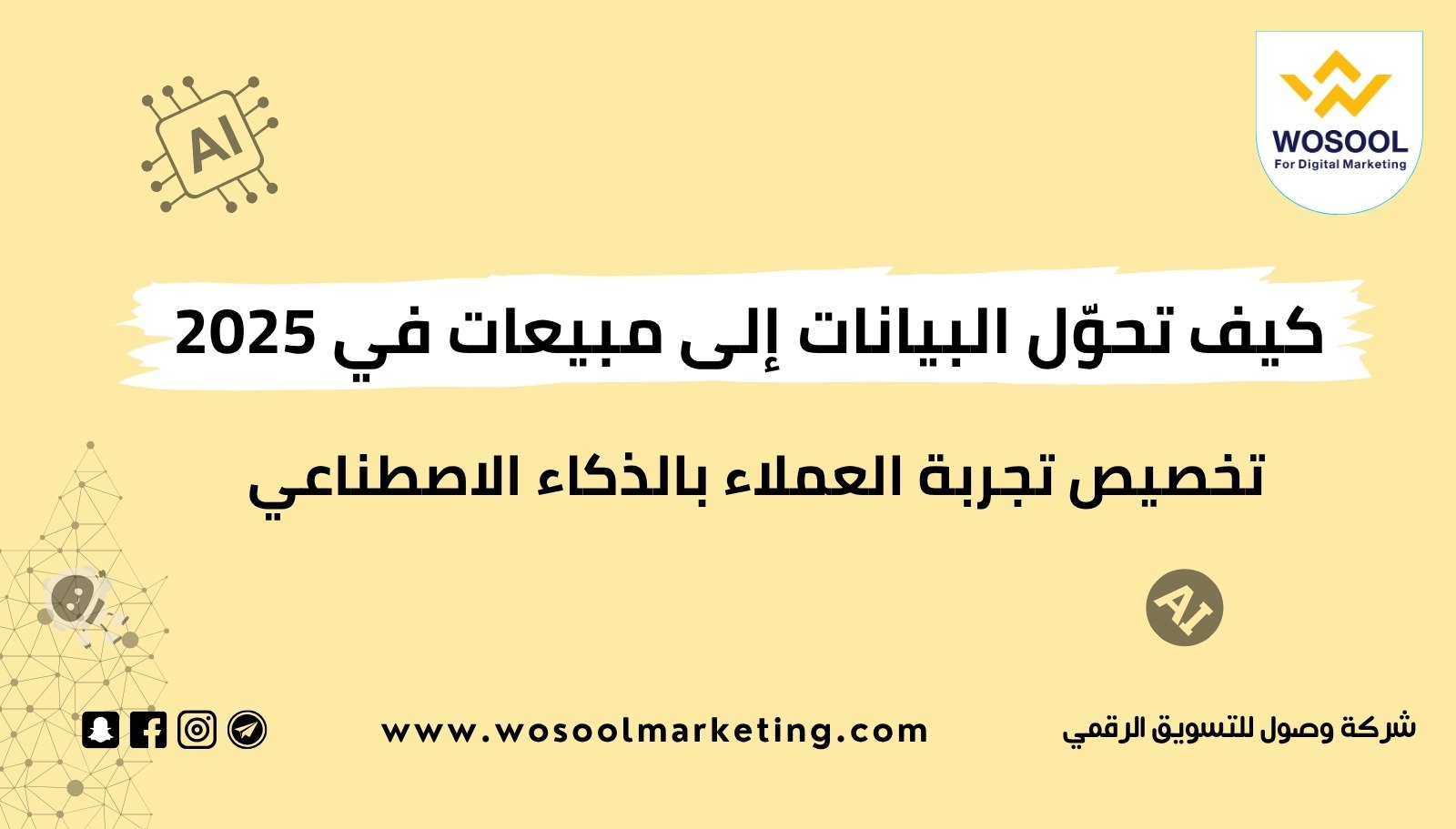 تخصيص تجربة العملاء بالذكاء الاصطناعي كيف تحوّل البيانات إلى مبيعات في 2025