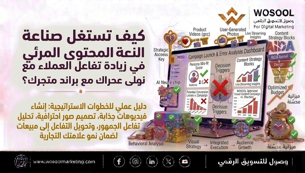 كيف تستغل صناعة المحتوى المرئي في زيادة تفاعل العملاء مع براند متجرك؟