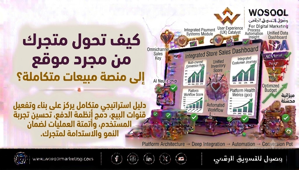 كيف تحول متجرك من مجرد موقع إلى منصة مبيعات متكاملة؟