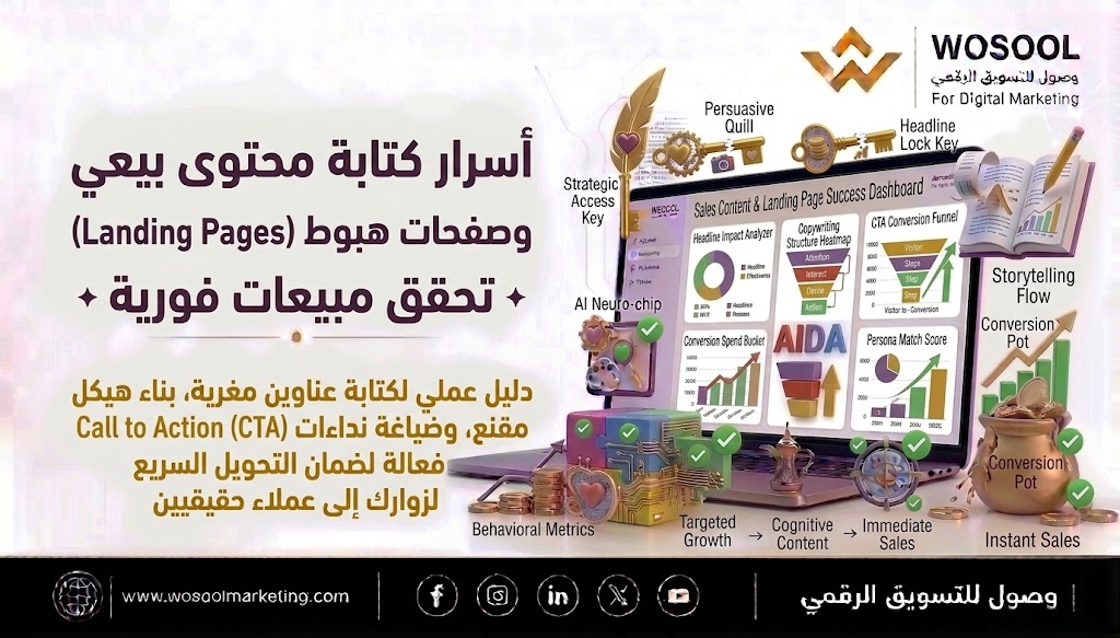 أسرار كتابة محتوى بيعي وصفحات هبوط (Landing Pages) تحقق مبيعات فورية