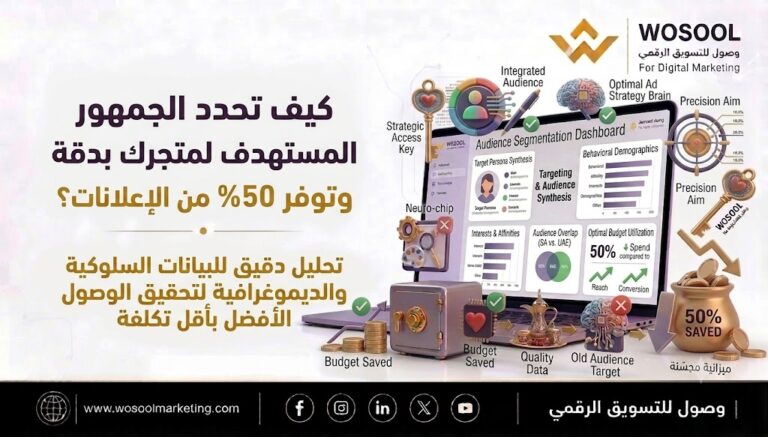 كيف تحدد الجمهور المستهدف لمتجرك بدقة وتوفر 50% من ميزانية الإعلانات؟
