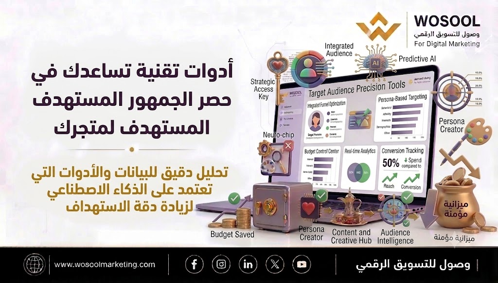 كيف تحدد الجمهور المستهدف لمتجرك بدقة وتوفر 50% من ميزانية الإعلانات؟