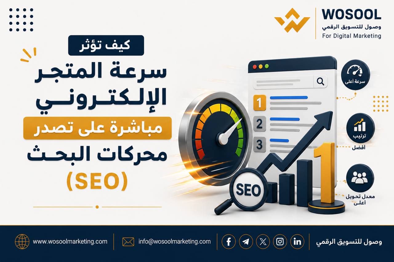 تحسين سرعة المتجر الإلكتروني: تأثيرها المباشر على تصدر السيو ومعدل التحويل