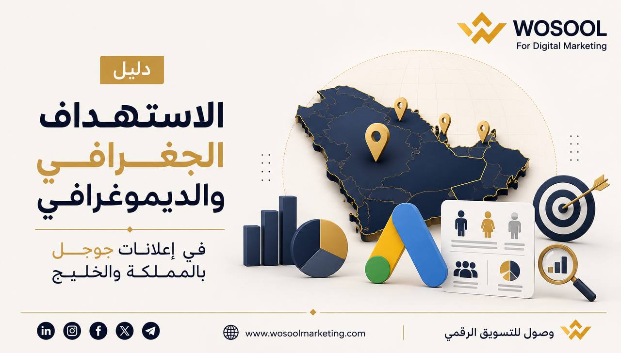 دليل الاستهداف الجغرافي والديموغرافي في إعلانات جوجل بالمملكة والخليج